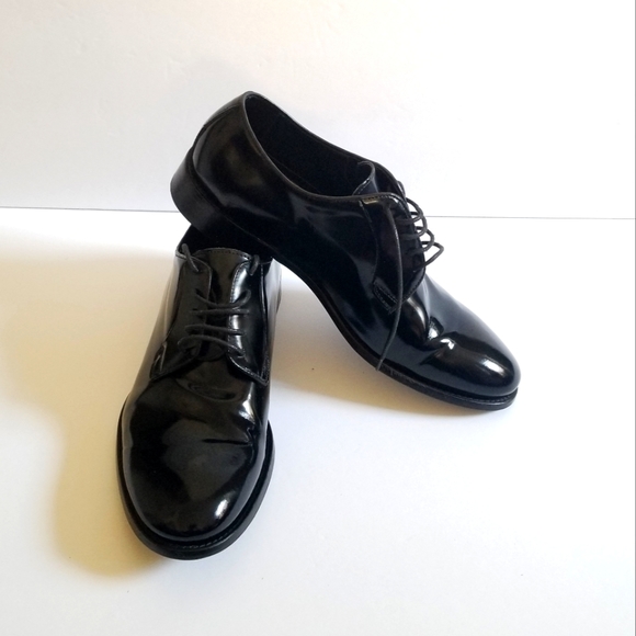 Domenico Tagliente Other - Domenico Tagliente Mens Patent Leather Laced Shoes Size 41 Black